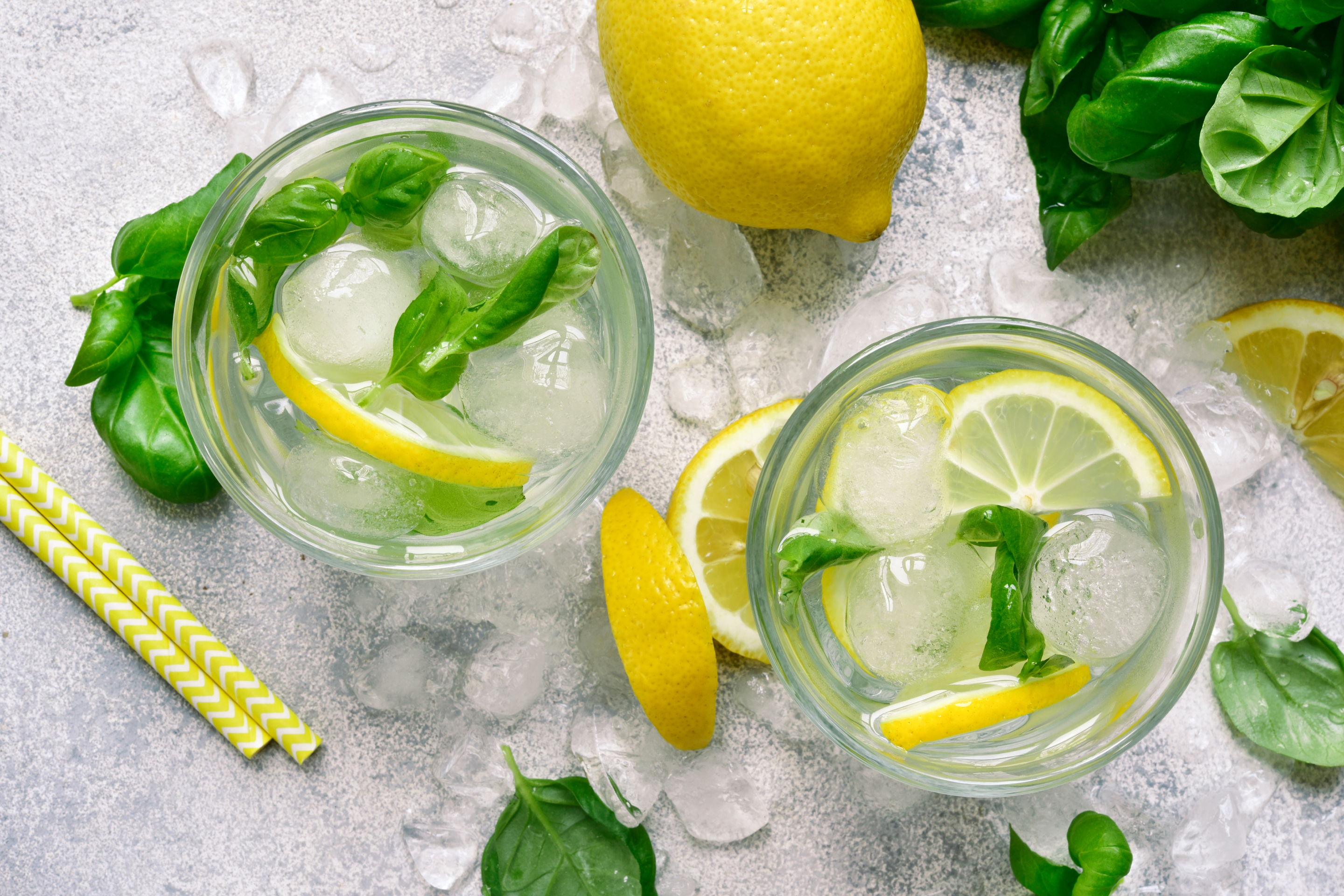 Basil Lemon Fizz